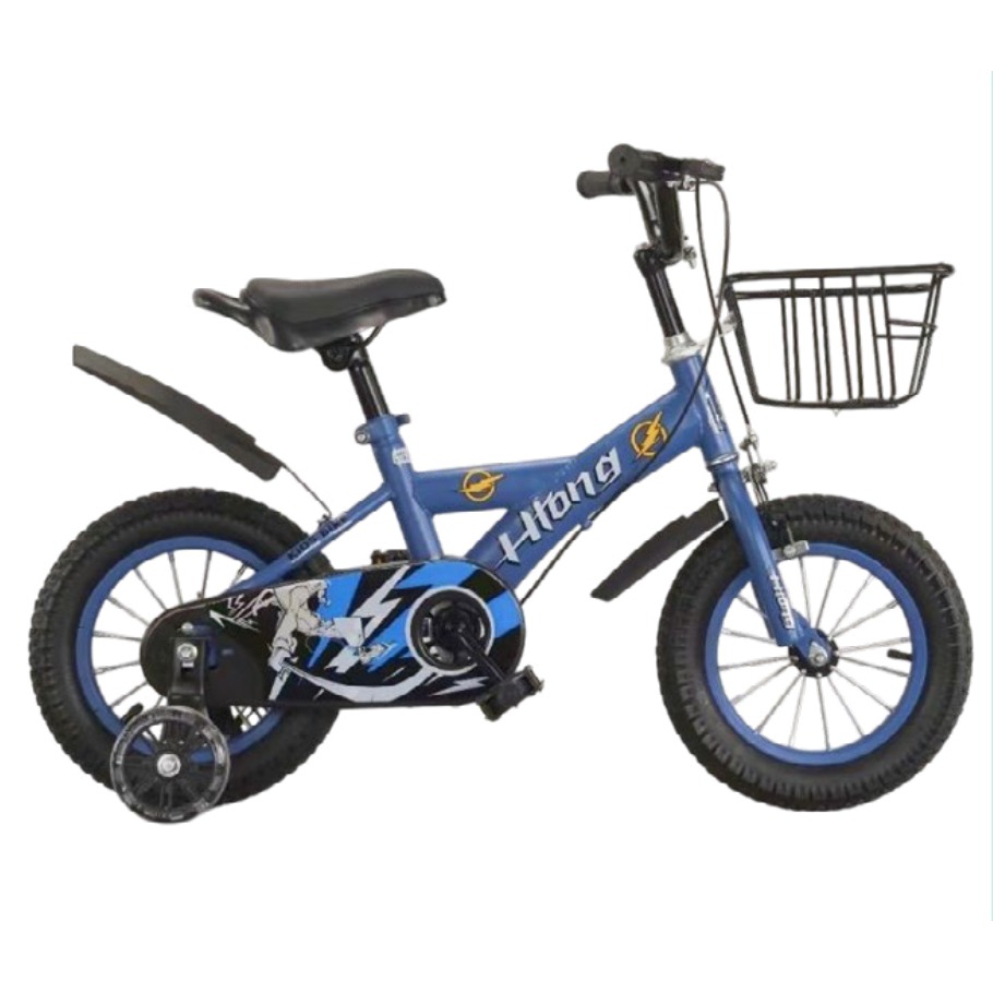 Bicicleta Infantil Rodada 16 Azul con Rueditas