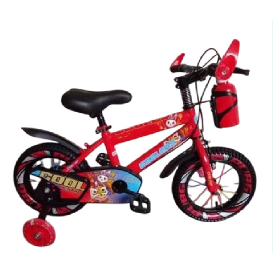 [EB-TY362770] Bicicleta Infantil Rodada 16 Rojo con Rueditas