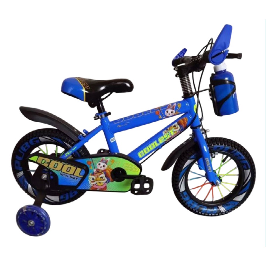 Bicicleta Infantil Rodada 16 Azul con Rueditas