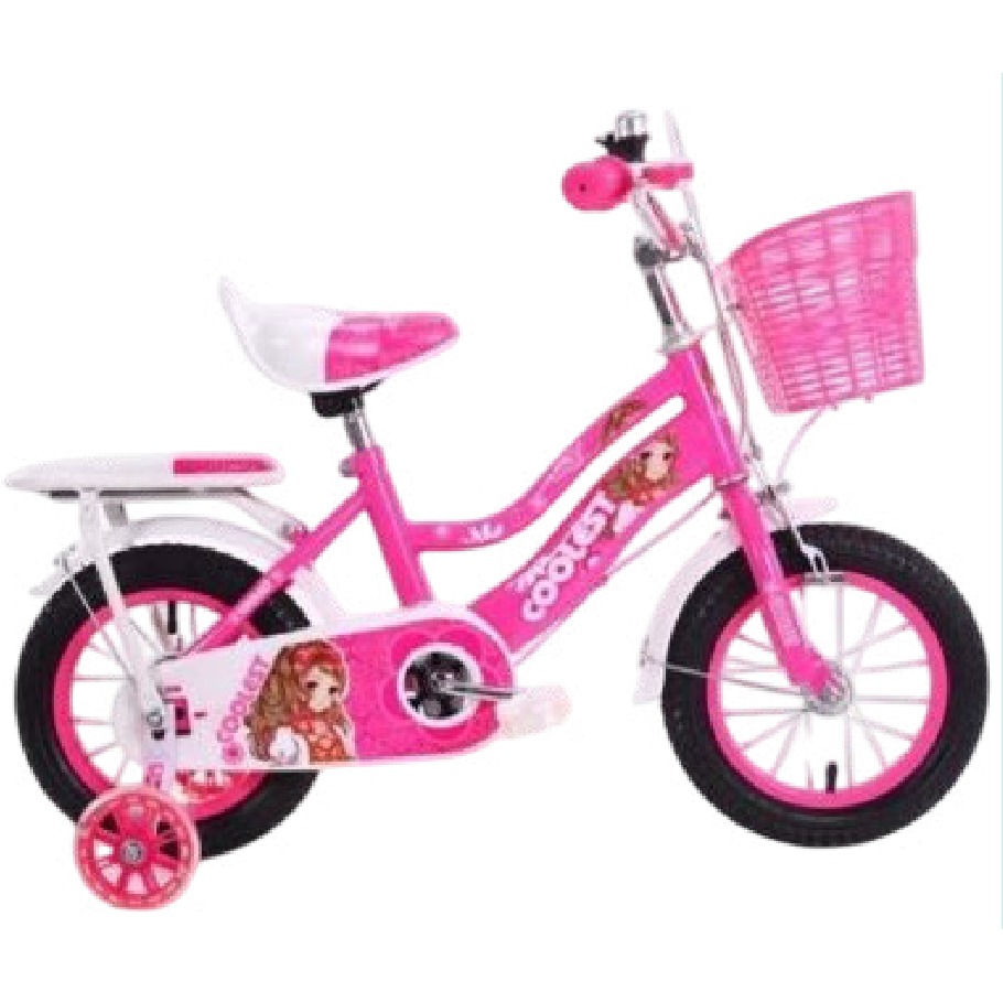 Bicicleta Infantil Rodada 16 Fucsia con Rueditas