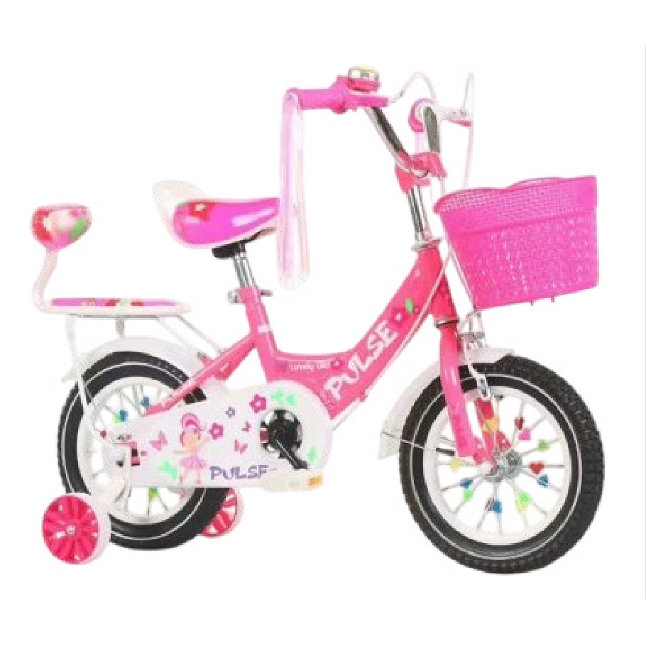 Bicicleta Infantil Rodada 16 Fucsia con Rueditas