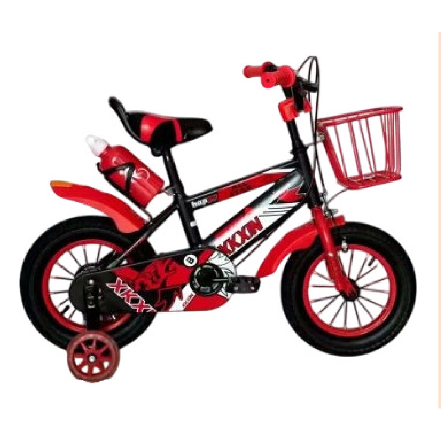 [EB-TY362878] Bicicleta Infantil Rodada 18 Rojo con Rueditas