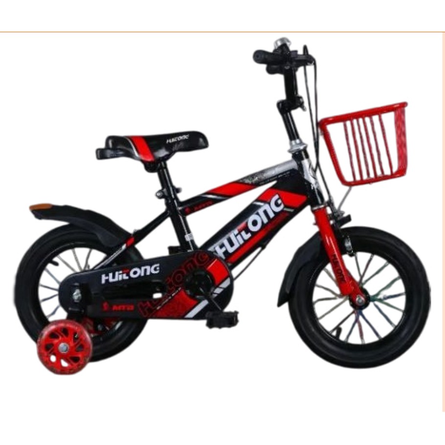 Bicicleta Infantil Rodada 18 Rojo con Rueditas
