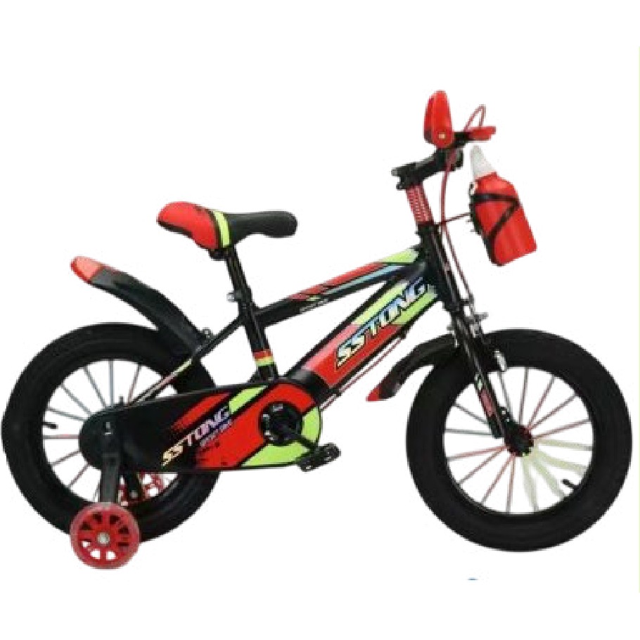 [EB-TY362721] Bicicleta Infantil Rodada 20 Rojo con Rueditas
