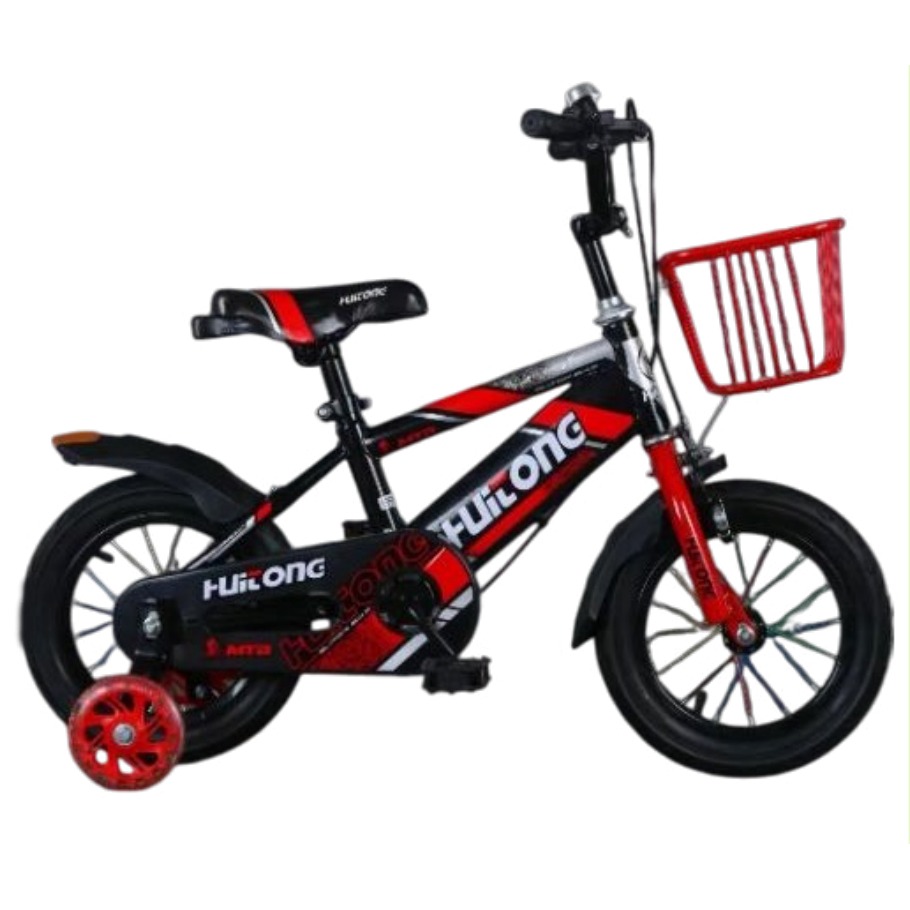 Bicicleta Infantil Rodada 20 Rojo con Rueditas