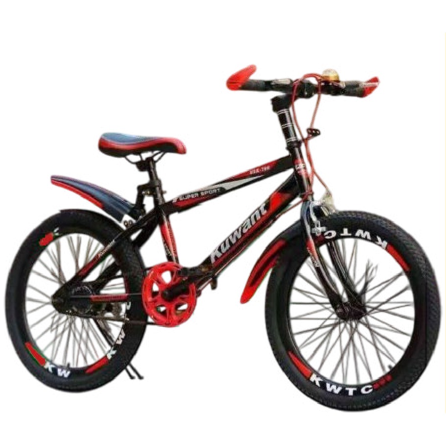 Bicicleta Infantil Rodada 24 Rojo con Rueditas