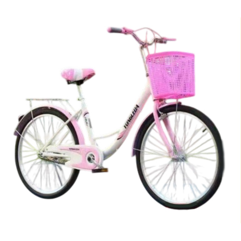 [EB-TY363063] Bicicleta Infantil Rodada 24 Rosa con Rueditas