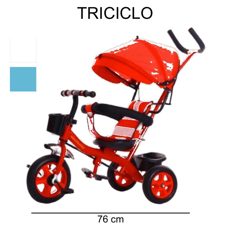 [EB-TY363659] Triciclo Toldo Bastón Guía 760 mm Carriola Bebé x3pz