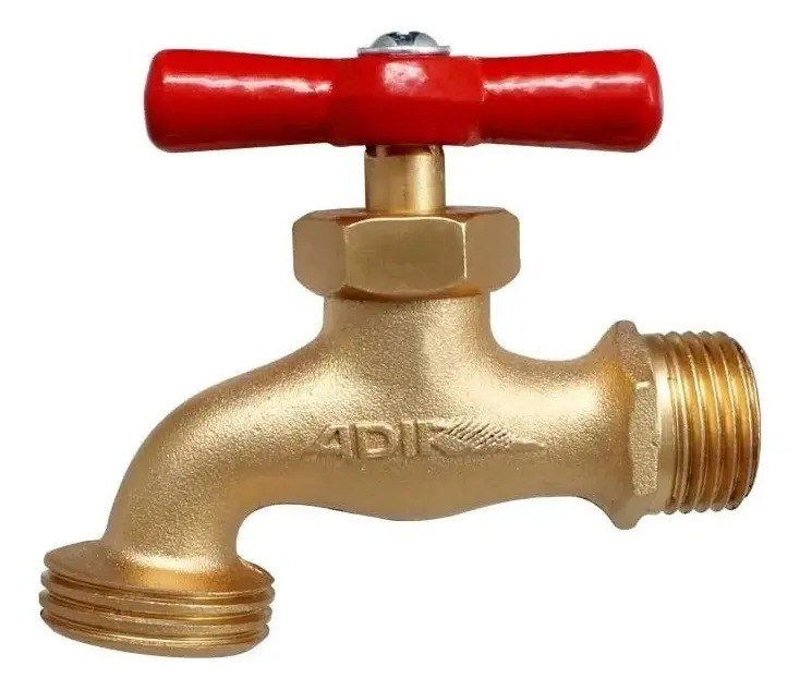 Llave Jardin Rosca Zinc 1/2" ADR453 Adir para Taller