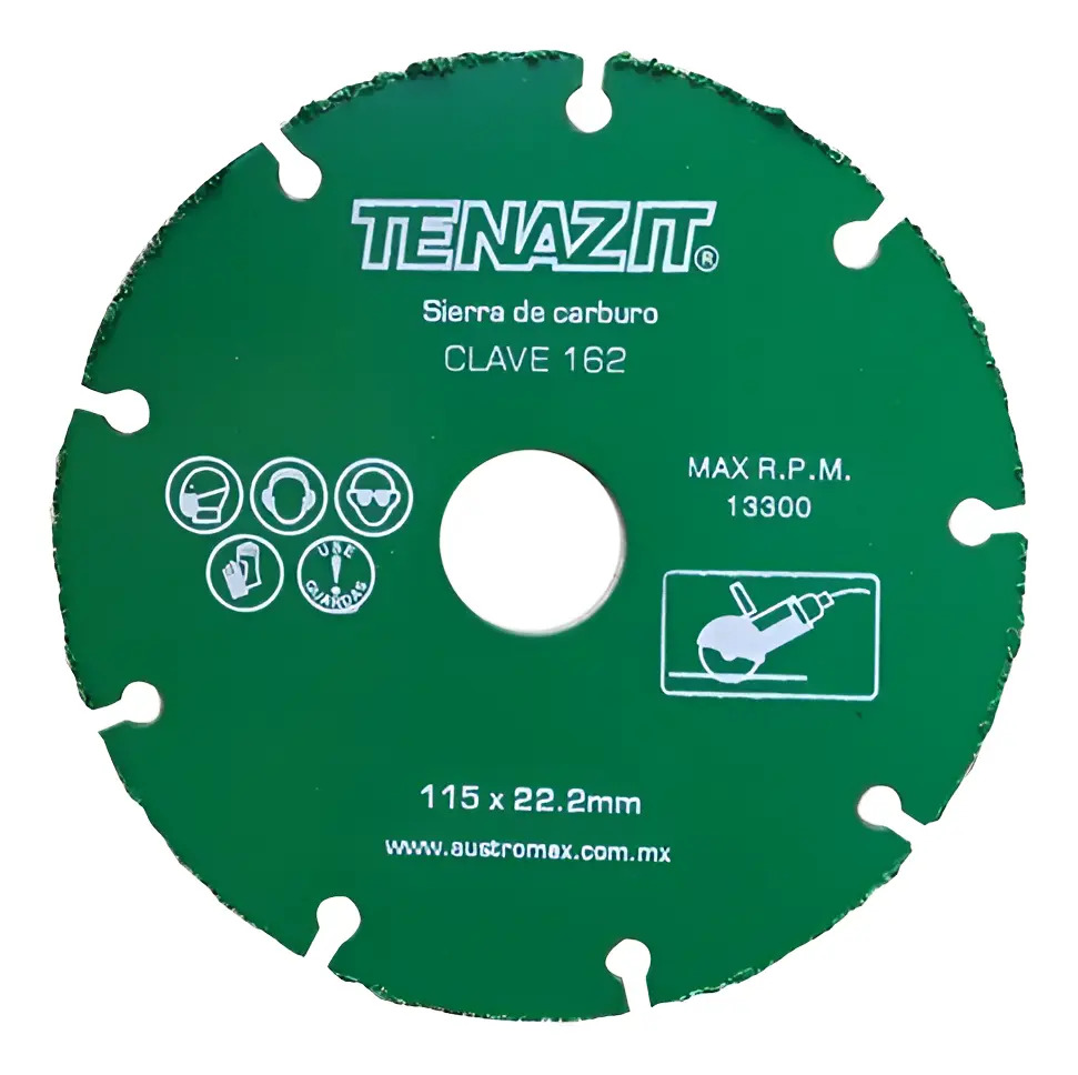 Disco 4-1/2" Madera AUX162 Austromex para Corte y Desbaste
