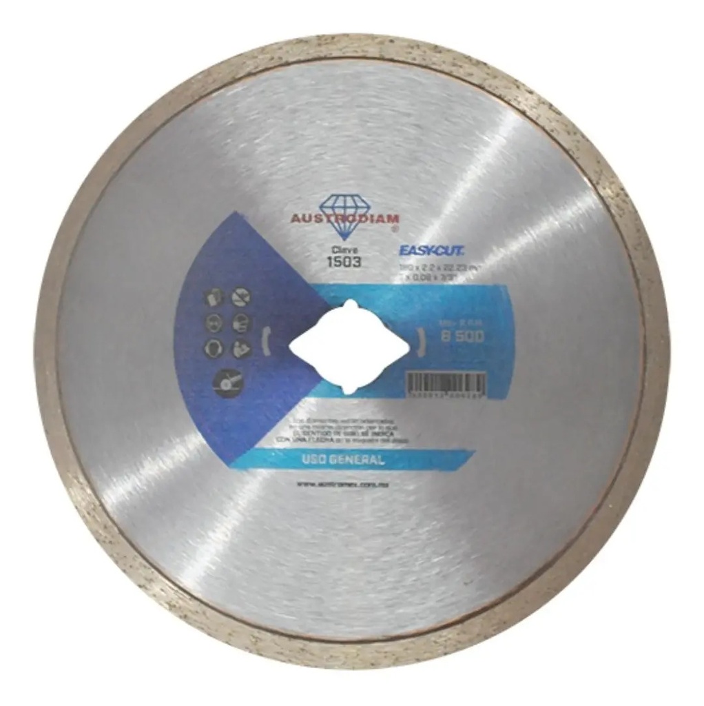 Disco 7" Diam AUX1503 Austromex para Corte y Desbaste