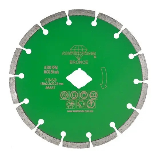 Disco 7" Diam Seg Granito AUX1548 Austromex para Corte y Desbaste
