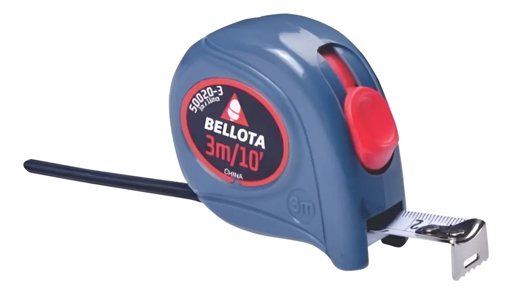[BE-103215] Flexómetro Bellota 3M 500203 (Cinta Métrica) para Obra