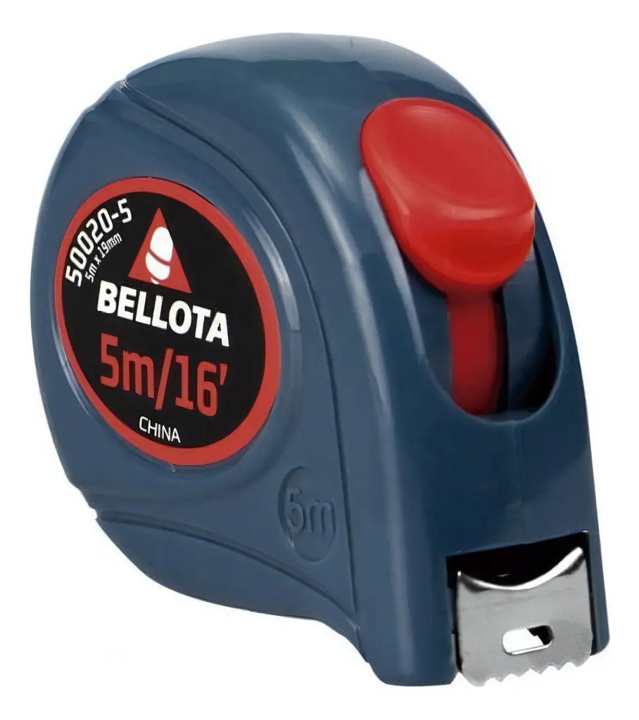 [BE-103253] Flexómetro Bellota 5M 500205 (Cinta Métrica) para Obra