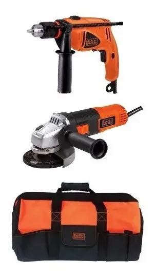 [BE-22277] Rotomartillo Y Esmeril 4-1/2" HG5072B (Taladro Percutor) Black And Decker