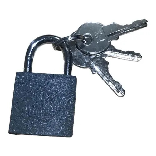Candado Con Cilindro Latón 25MM Cadena para Seguridad