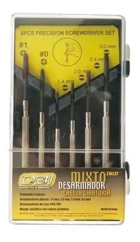 [BE-624045] Desarmador Joyero 6PZ Cayac 236227 para Taller