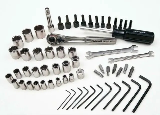 [BE-987631] Juego Mec Sae/mm DR1/4,3/8 63PZ 987631 Craftsman para Taller