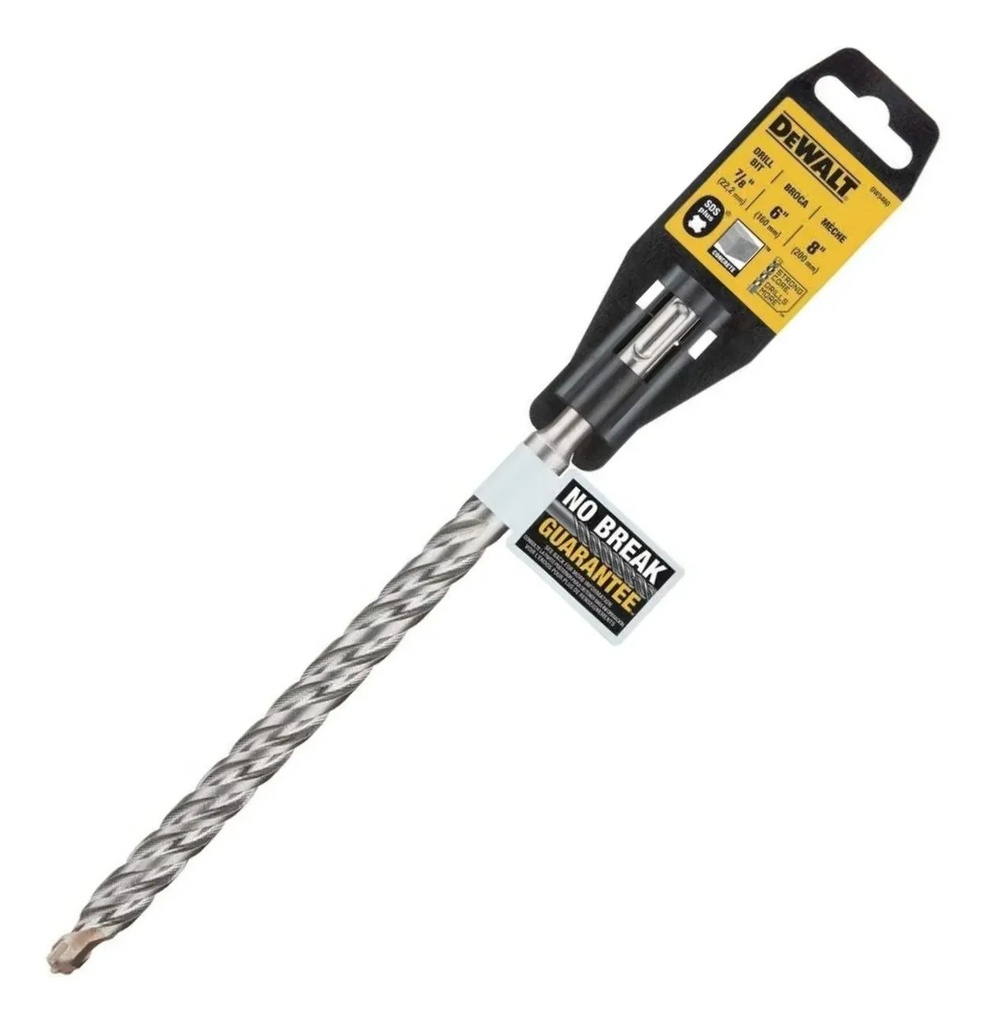 Broca 7/8"X8" SDS Plus DW5460 Dewalt para Taladro