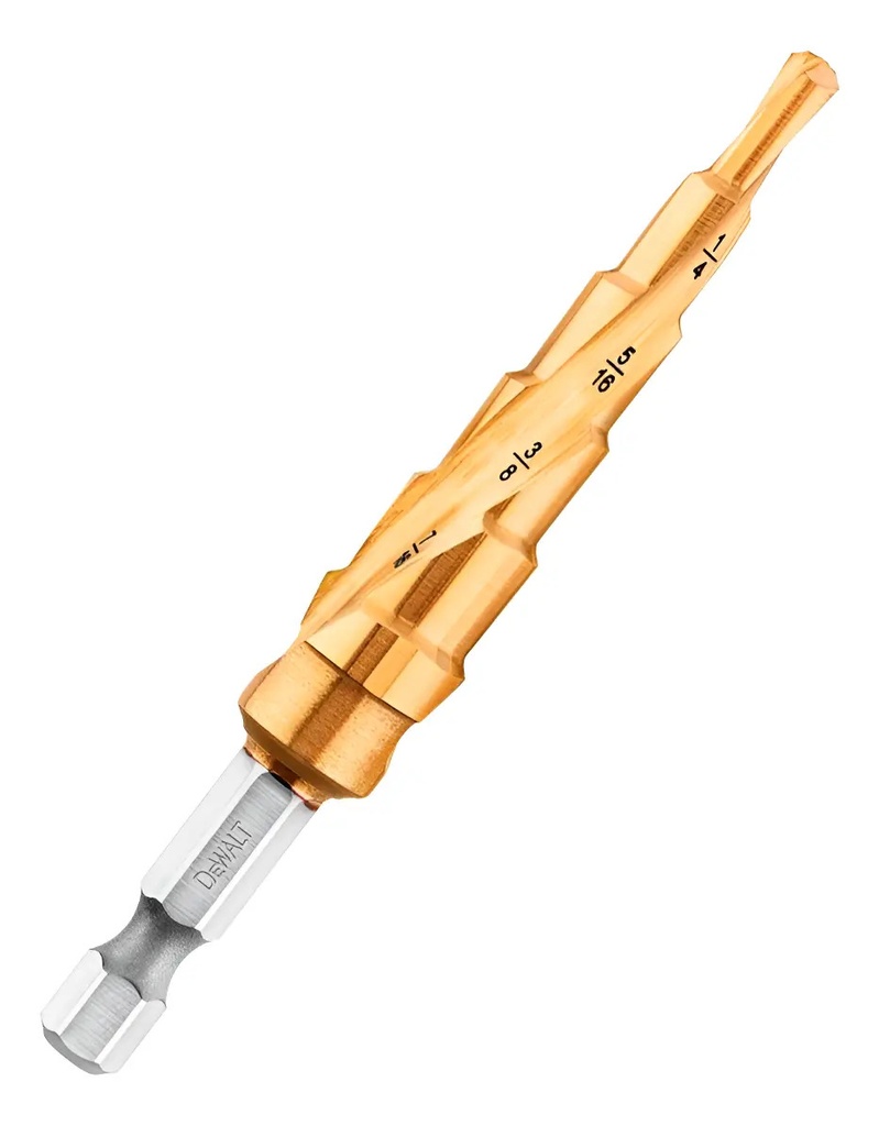 Broca Escalonada 3/16"-1/2" DWA1784IR Dewalt para Taladro