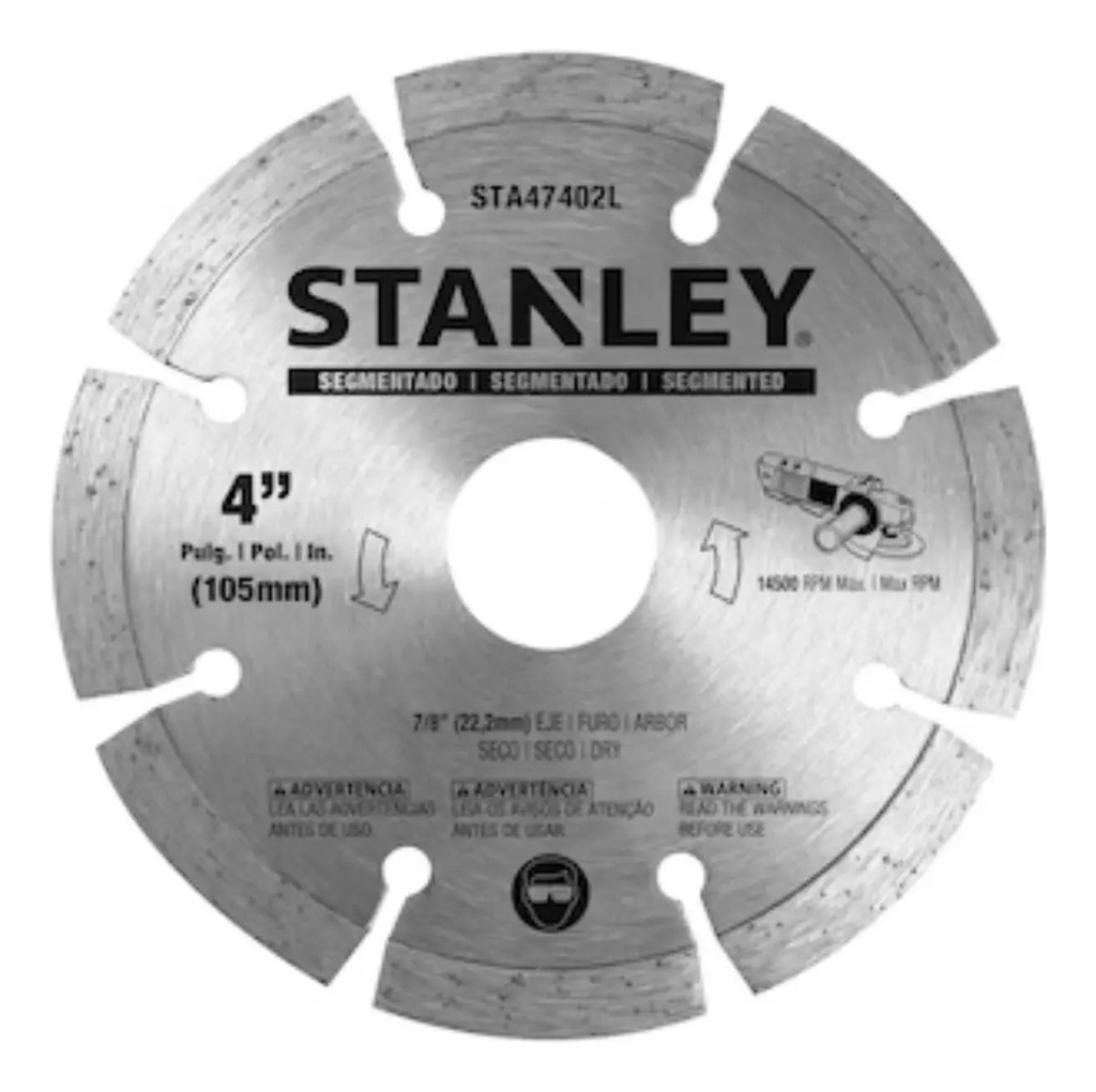 Disco Diamante 4" ST47402L Dewalt para Corte y Desbaste