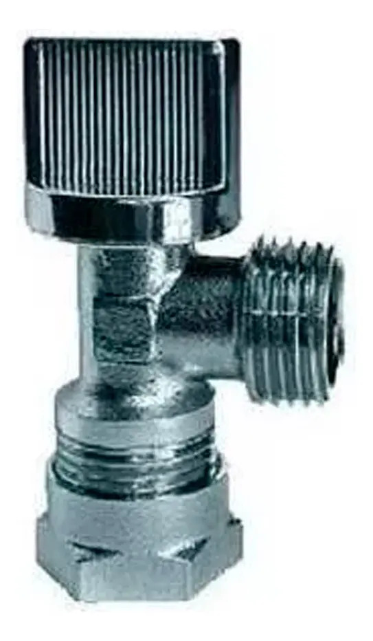 Llave Angular 1/2"X1/2" Metálica Ekon para Taller