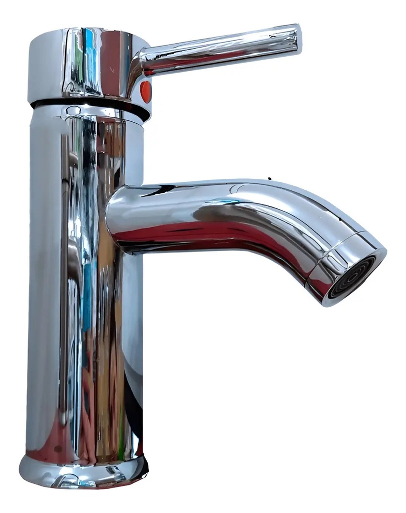 Monomando Lavabo Acero Inox 60951 Ekon para Instalación Hidráulica