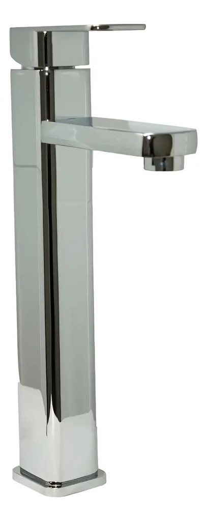 Monomando Lavabo Largo Cromo Ekon para Instalación Hidráulica