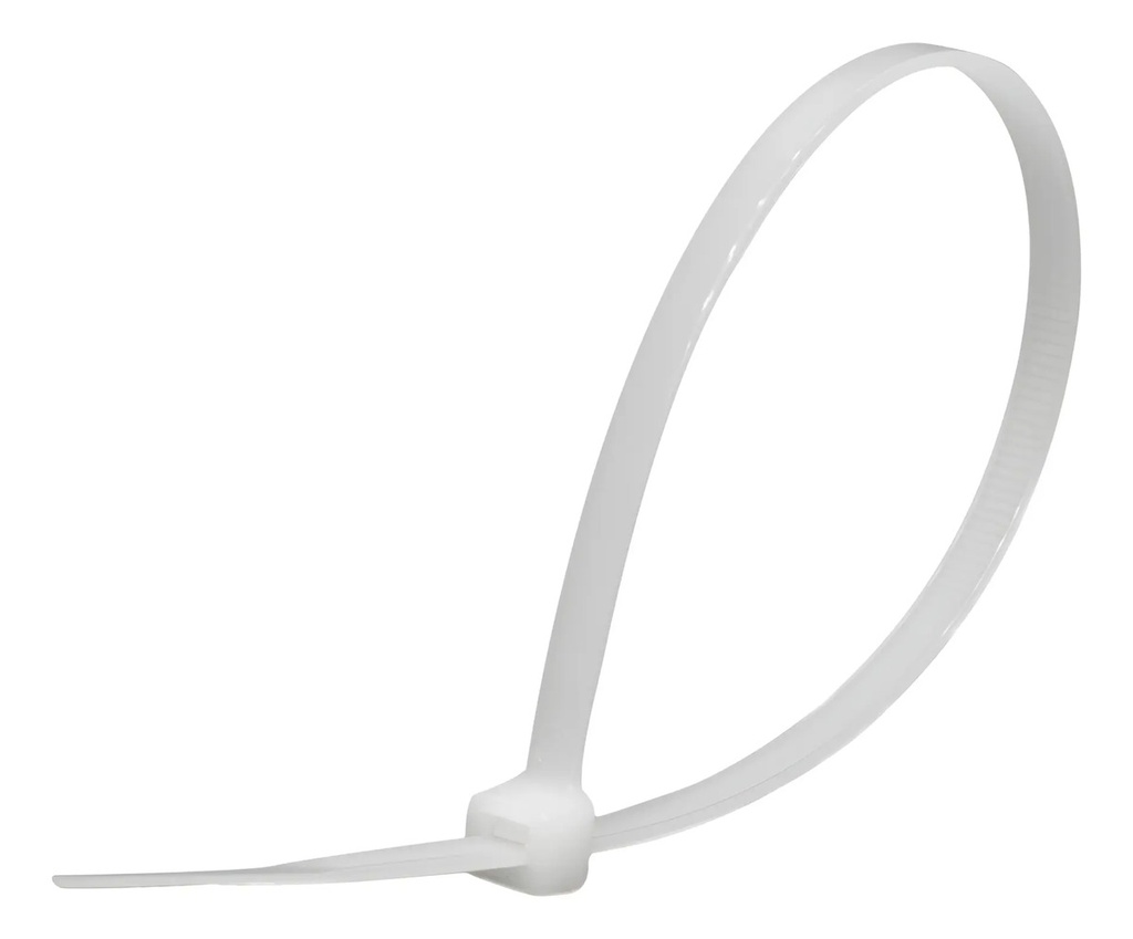 Cincho Blanco 25CM 50PZ FU1205 Fulgore para Amarre de Carga