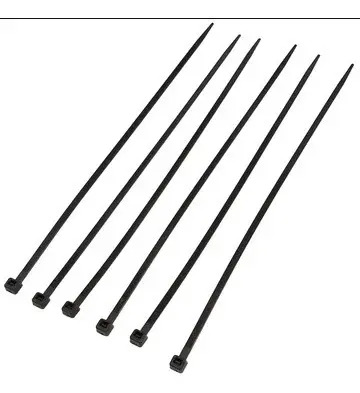 Cincho Negro 30CM 50PZ FU0281 Fulgore para Amarre de Carga