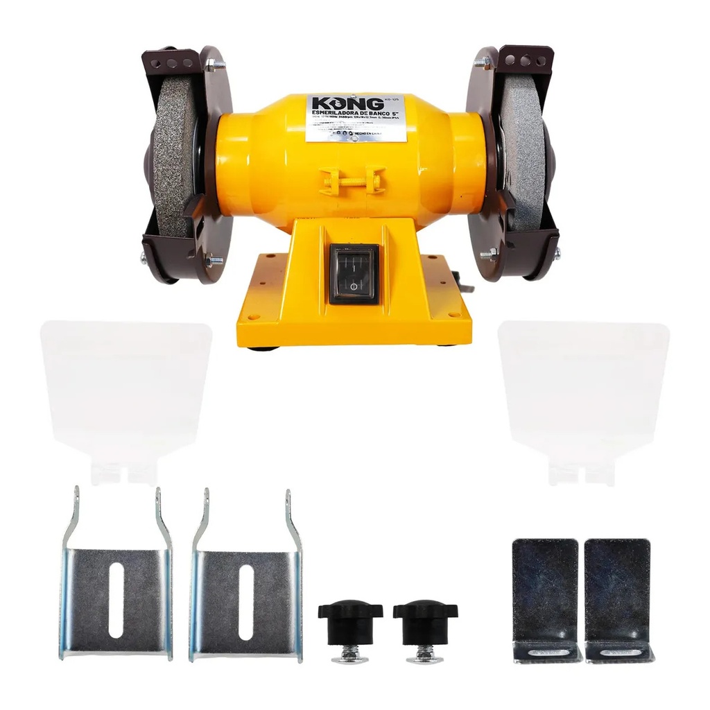 Esmeril De Banco 5" 180W Kong KO125 (Miniesmeril) para Corte de Metal