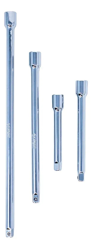Juego Extension 4PZ 1/4" Kong KO1457 para Taller