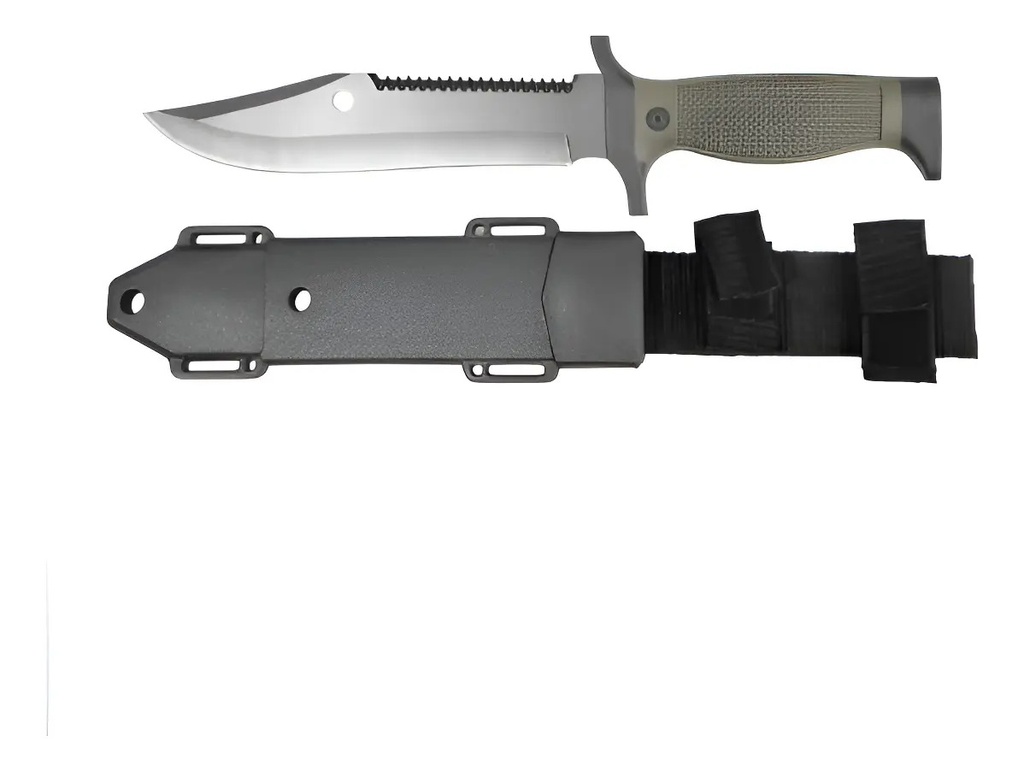 Cuchillo Monte 7" Pav Rub Lion 9424 Lion Tools para Uso Rudo