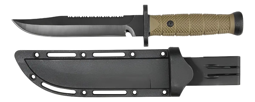 Cuchillo Monte 7" Pav Rub Lion 9425 Lion Tools para Uso Rudo
