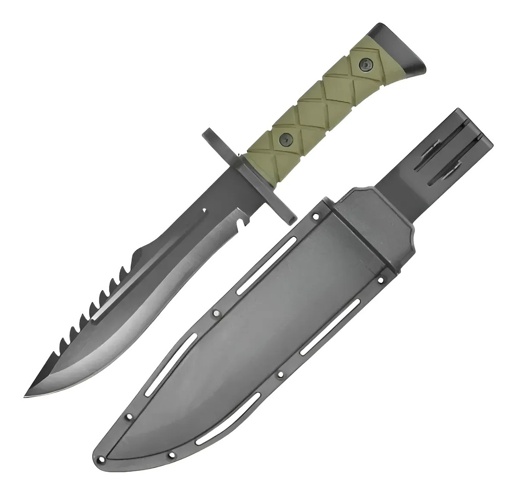 Cuchillo Monte 8" Pav Rub Lion 9426 Lion Tools para Uso Rudo