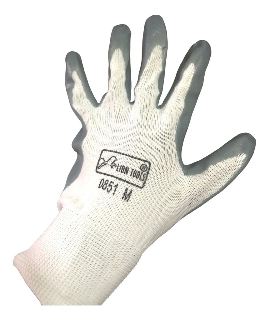 Guante Nitrilo Bco Med Lion 0851 Lion Tools para Taller