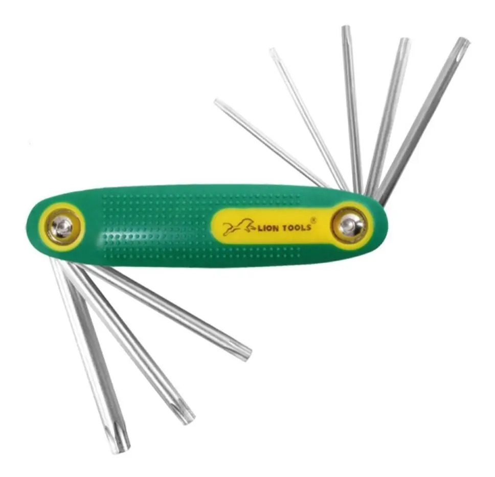 [BE-547233] Llave Torx 8PZ Navaja Lion 1454 Lion Tools para Taller