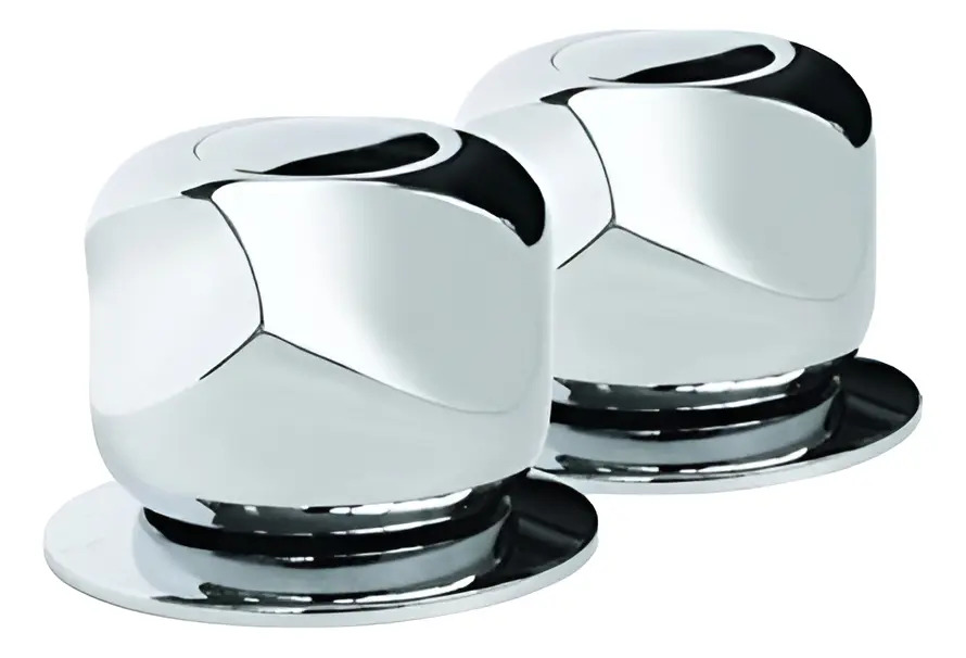 [BE-14469] Juego Manerales Ronda Cromo Metalflu para Taller