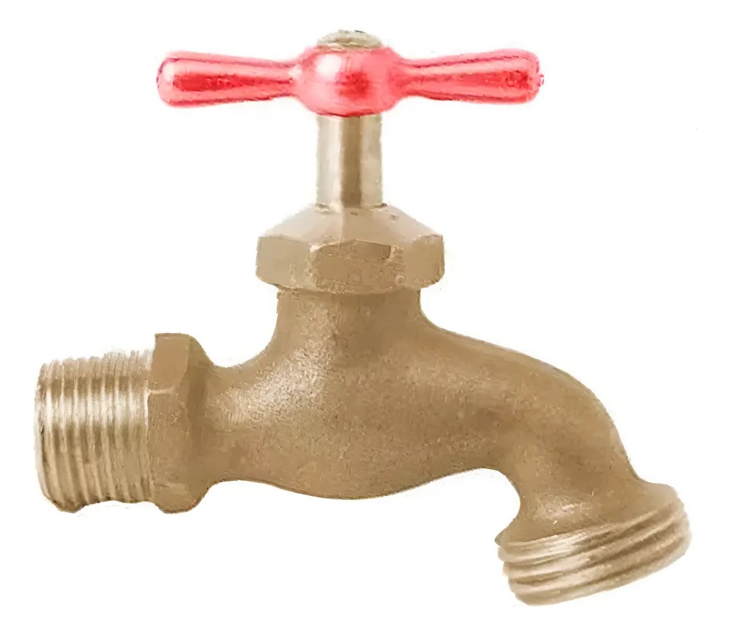 Llave De Jardin 3/4 Sin Pulir Metalflu para Taller