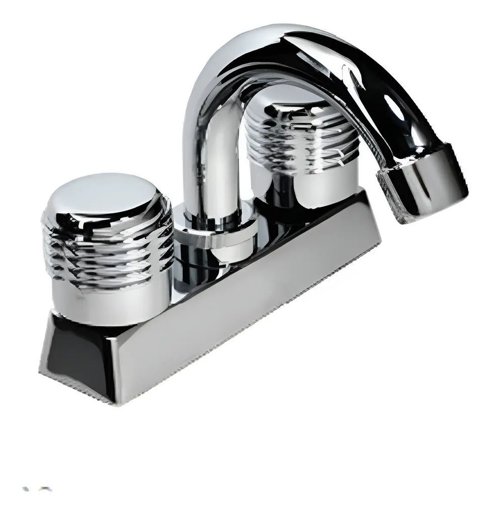 Mezcladora Lavabo Econ Maner Ares Metalflu para Instalación Hidráulica