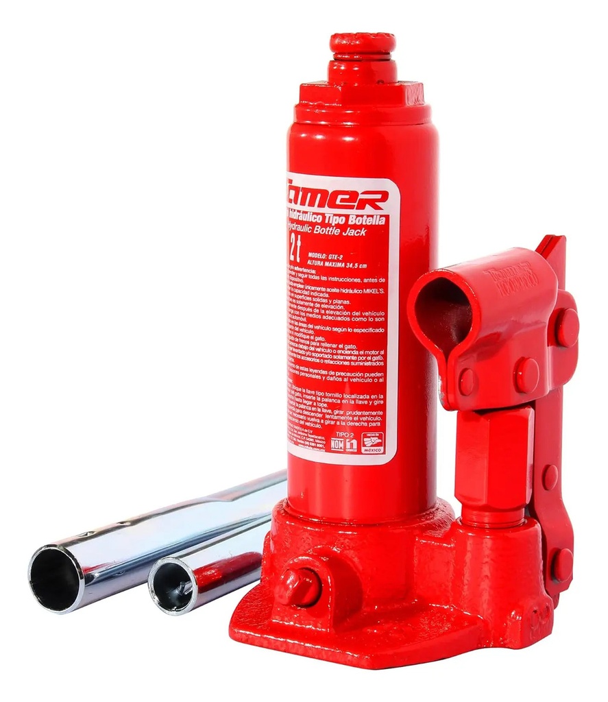 [BE-51521] Gato Botella 2T Tamer GTE2 Mikels para Taller Automotriz