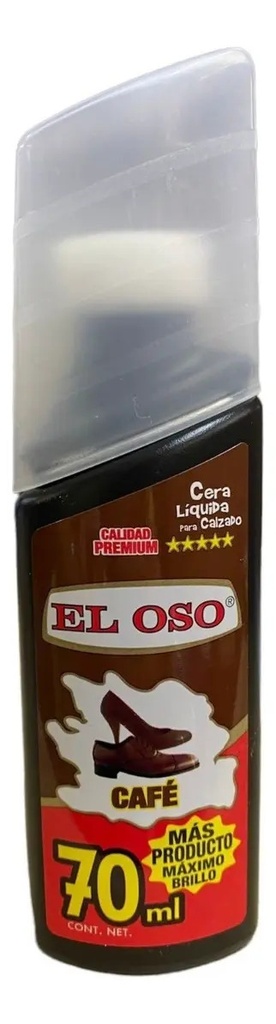 [BE-85016] Cera Liq 70ML Cafe Oso 8501A para Mantenimiento