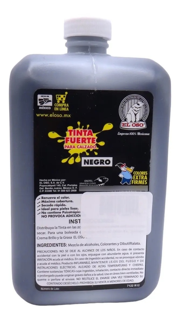 [BE-80417] Tinta 1LT Negra Oso 8041 para Acabado