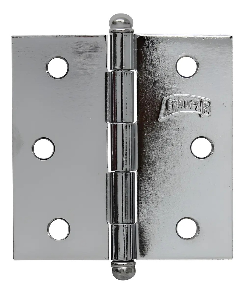 [BE-B033902] Bisagras Cromada 3"X3" PHS930CTUC Phillips para Puerta