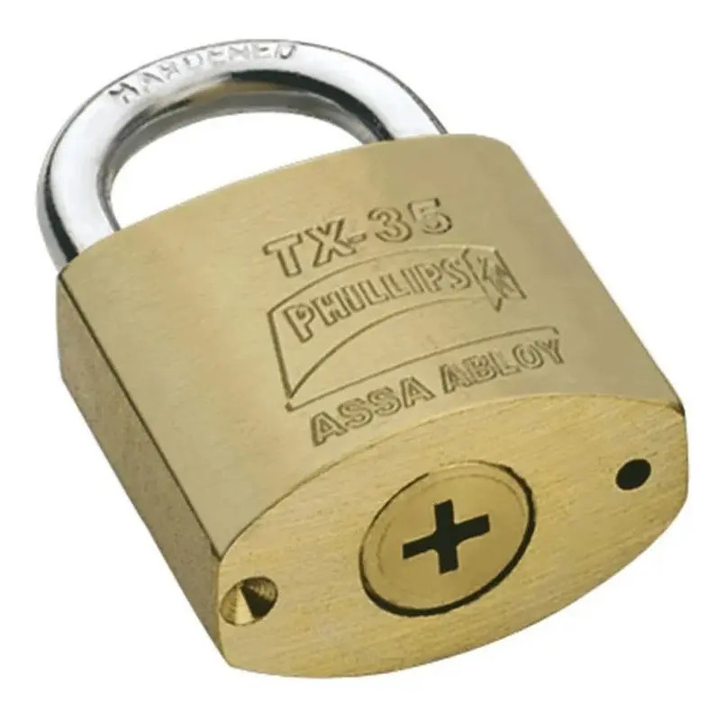 [BE-B04520] Candado Latón Extraseg 35MM PHSTX35 Phillips para Seguridad