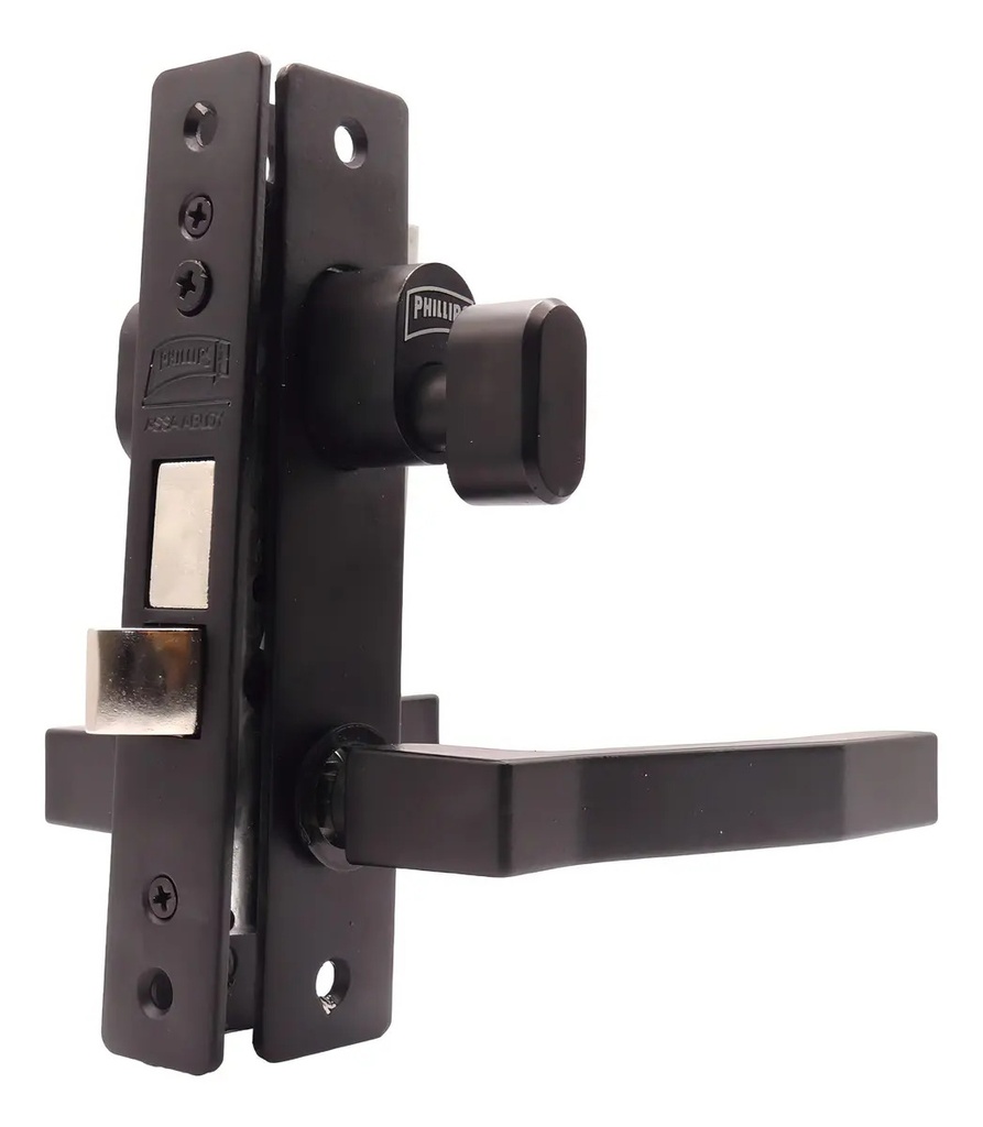 [BE-21367] Chapa Lm Negra PHS555 Phillips para Puerta