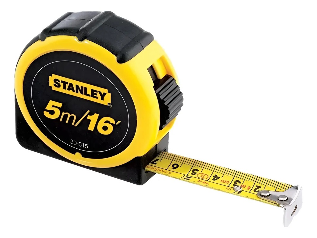 [BE-B06159] Flexómetro Stanley 5M 30615X (Cinta Métrica) para Obra