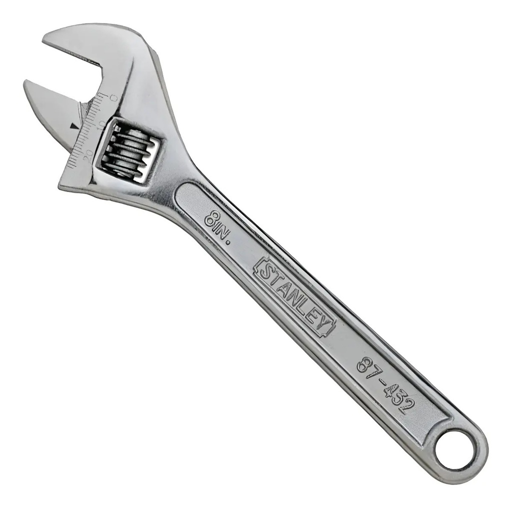 [BE-74328] Llave Ajustable 8" Cromada 87432 Stanley para Taller