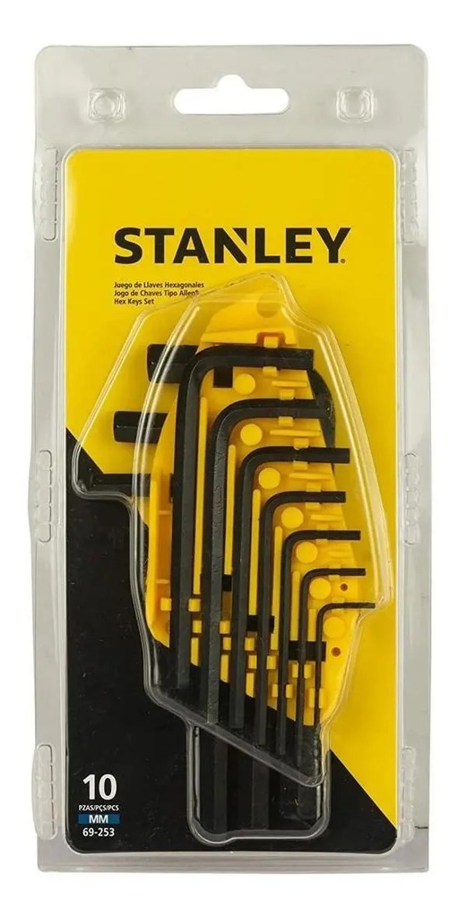 [BE-92533] Llaves Allen Mm 10PZAS 69253 Stanley para Taller