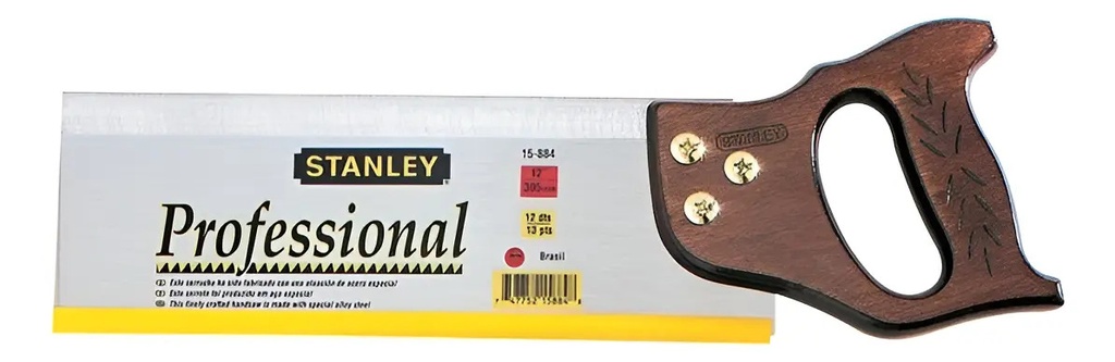 [BE-58848] Serrucho De Costilla 12" 15884 Stanley para Corte Manual